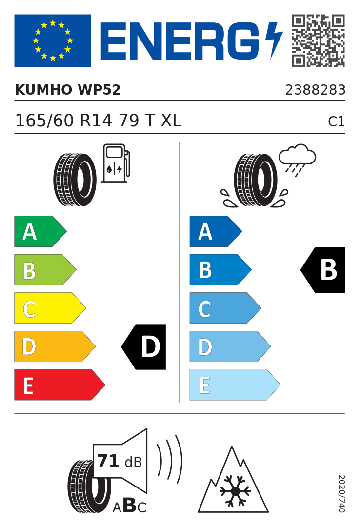 Kumho WinterCraft WP52+