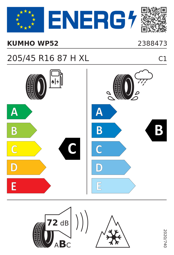 Kumho WinterCraft WP52+